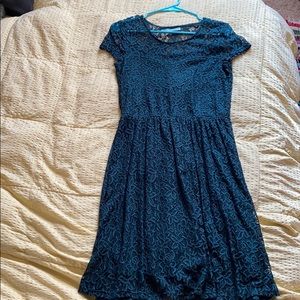 Maurices short sleeve emerald green dress